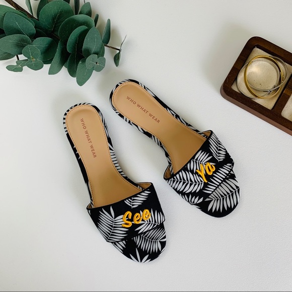 Who What Wear Shoes - Who What Wear | “See Ya” Slip On Sandals